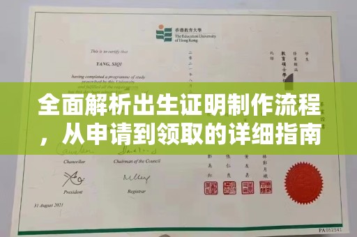 荔波全面解析出生证明制作流程，从申请到领取的详细指南