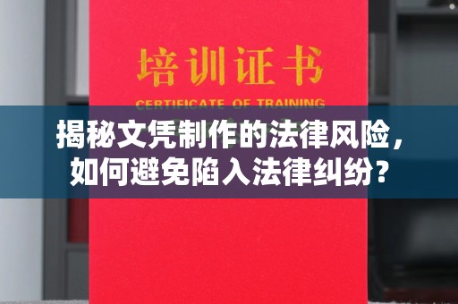 城子河揭秘文凭制作的法律风险，如何避免陷入法律纠纷？